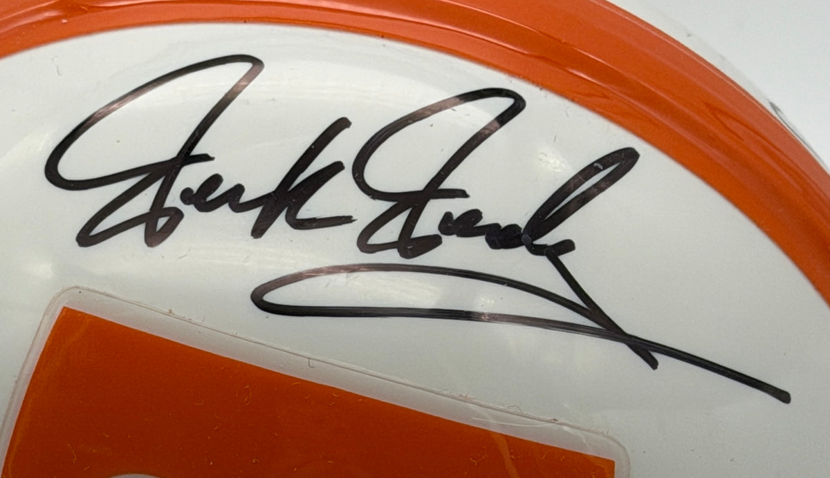 Condredge Holloway & Derek Dooley Signed Mini Helmet Tennessee JSA 214942