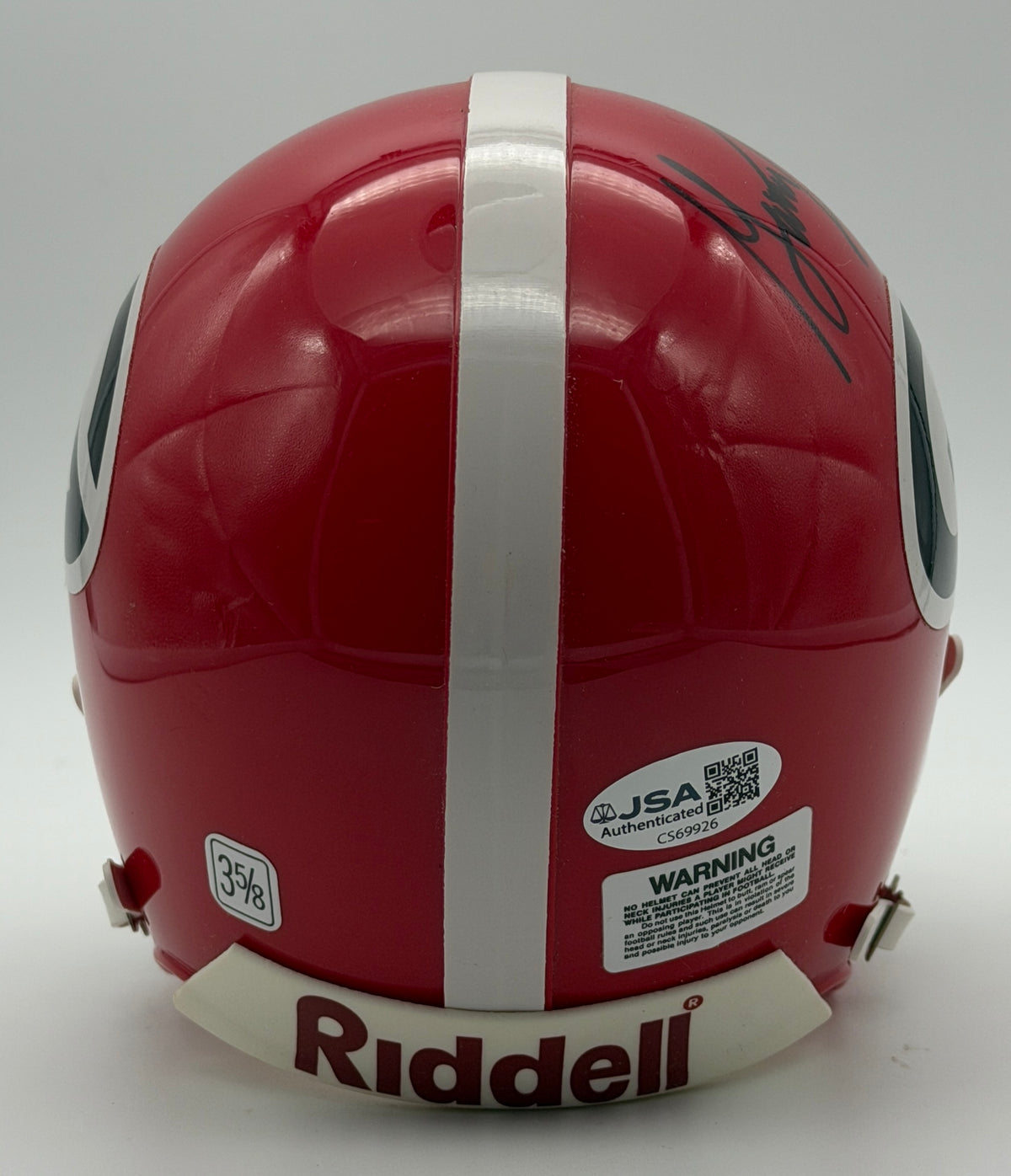 Garrison Hearst Signed/Autographed Mini Helmet Georgia Bulldogs JSA 214944