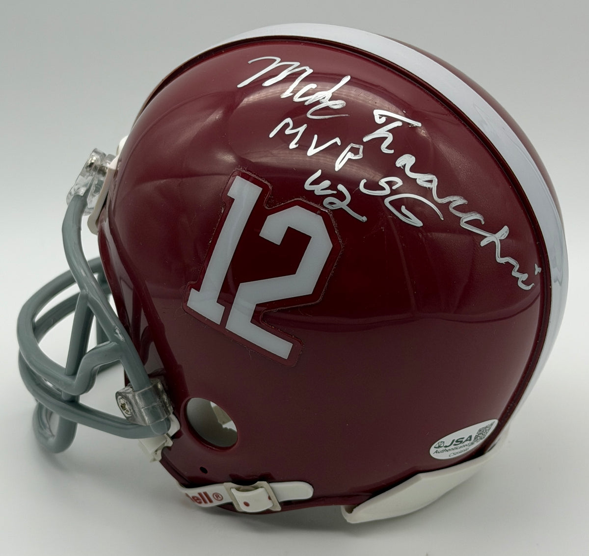 Mike Fracchia Signed/Autographed Mini Helmet Alabama Crimson Tide JSA 214946