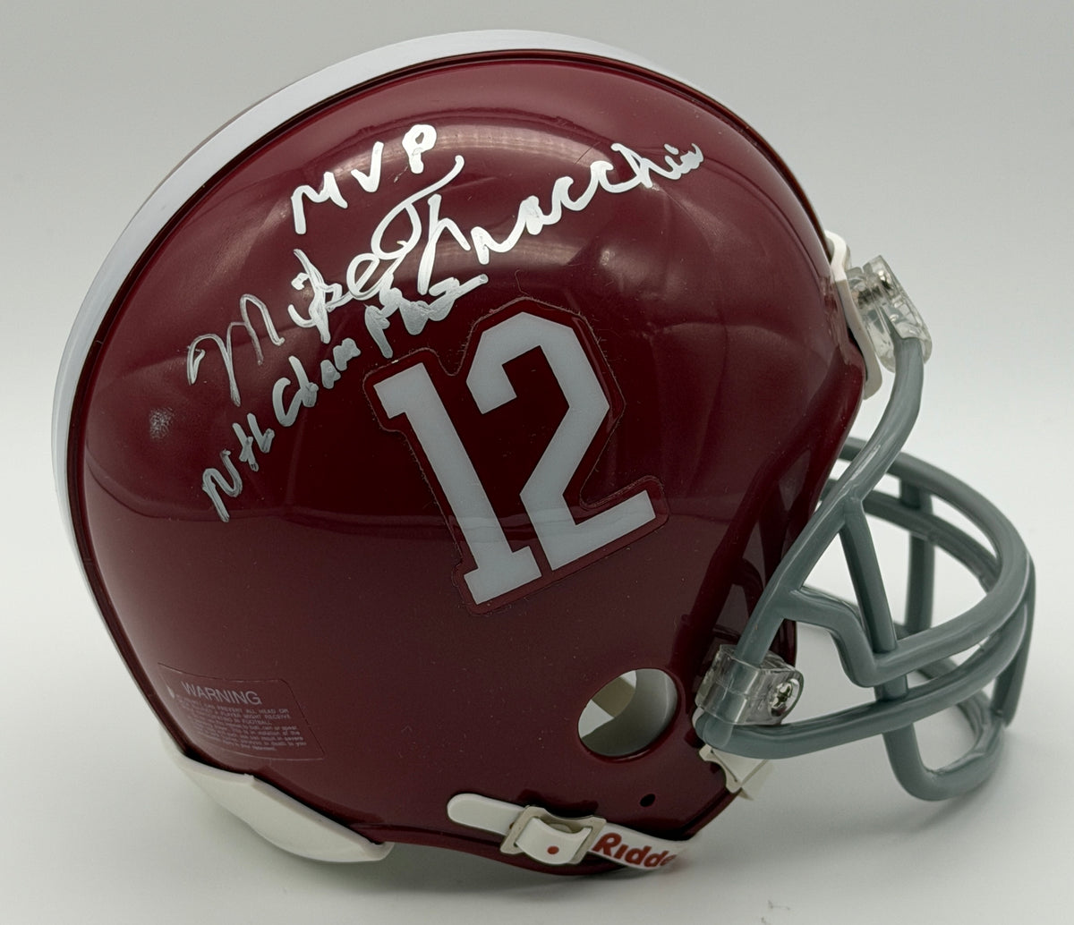 Mike Fracchia Signed/Autographed Mini Helmet Alabama Crimson Tide JSA 214946