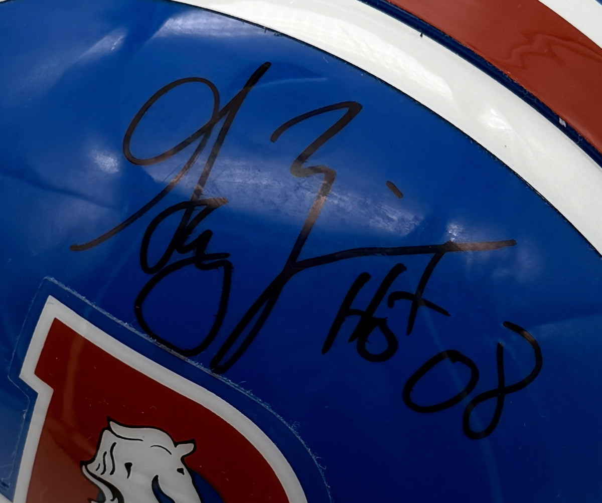 Gary Zimmerman HOF Signed/Autographed Mini Helmet Denver Broncos JSA 214950