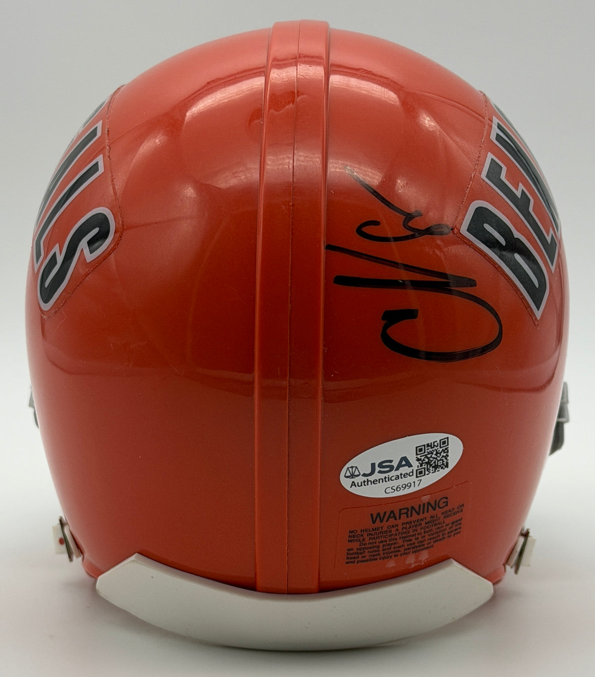 Chad Johnson Signed/Autographed Mini Helmet Bengals JSA 214957