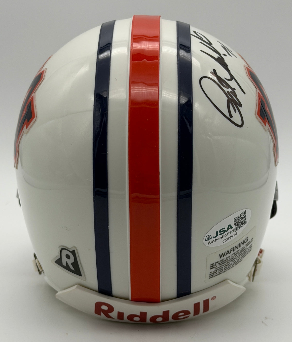 Pat Sullivan Signed/Autographed Mini Helmet Auburn Tigers JSA 214958