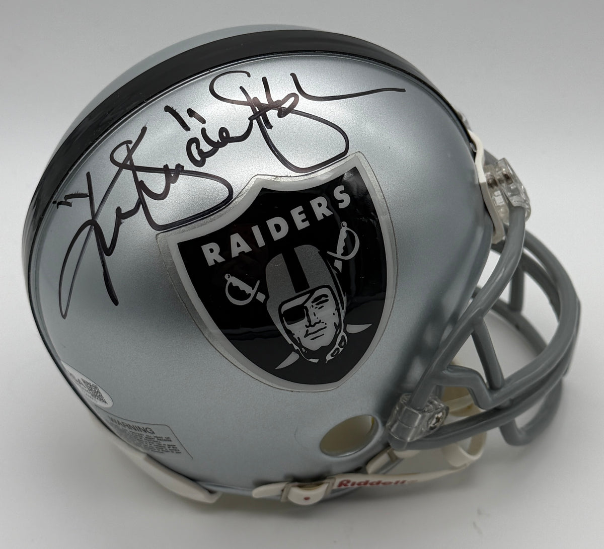 Ken Stabler HOF Signed/Autographed Mini Helmet Raiders JSA 214960