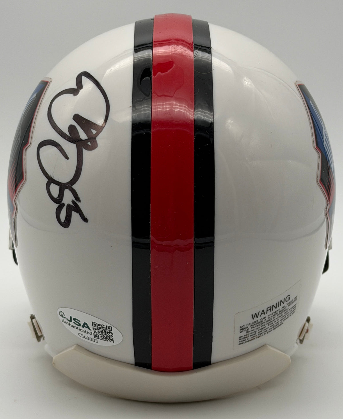 Derrick Brooks Signed/Autographed Mini Helmet NFL Hall of Fame HOF JSA 214964