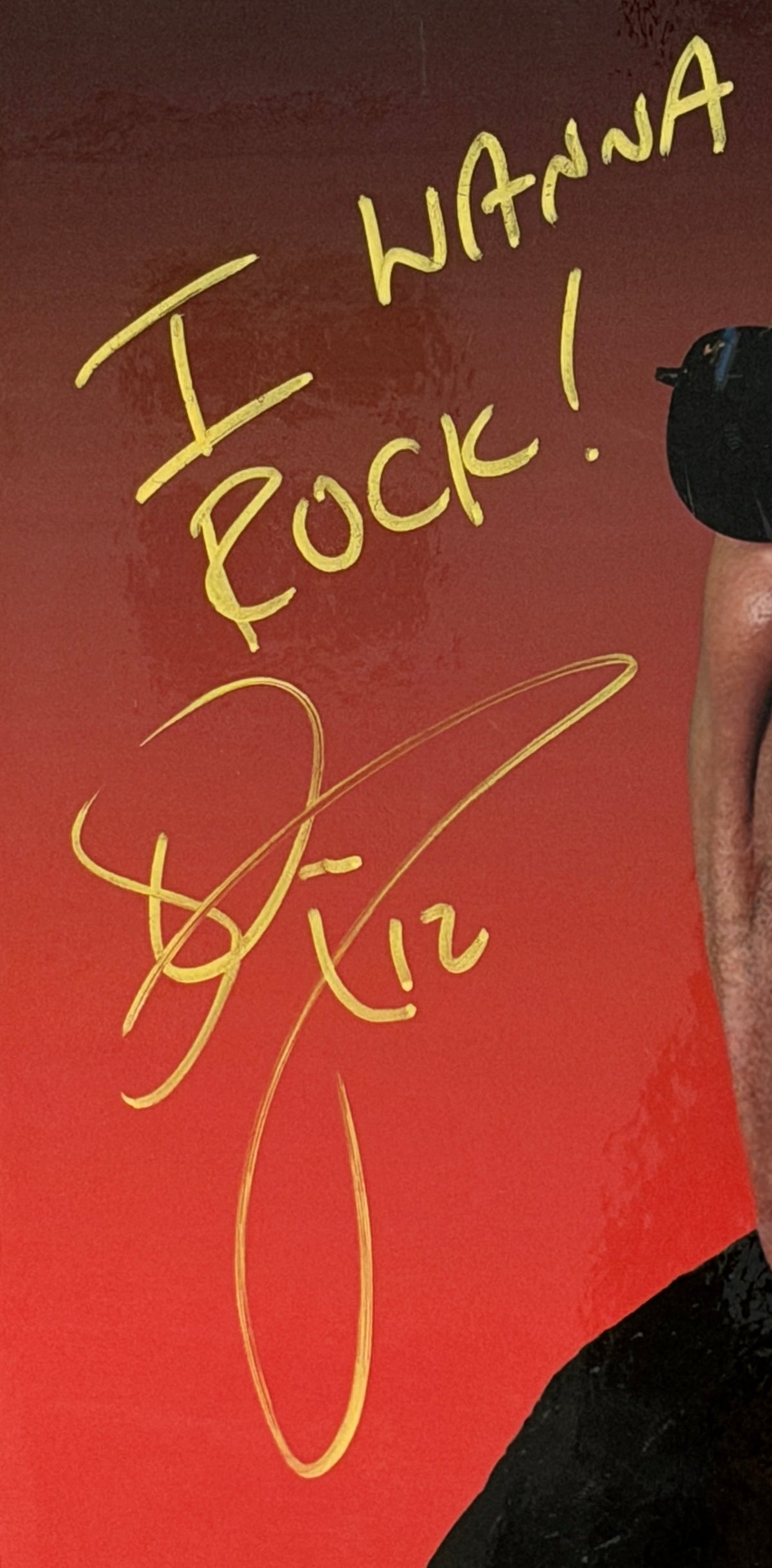 Dee Snider Musician Twisted Sister Signed/Inscr 20x30 Mounted Poster PSA 214866