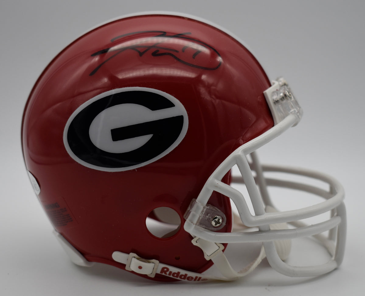 Vince Dooley/Hines Ward UGA Signed/Auto Mini Helmet JSA 212281