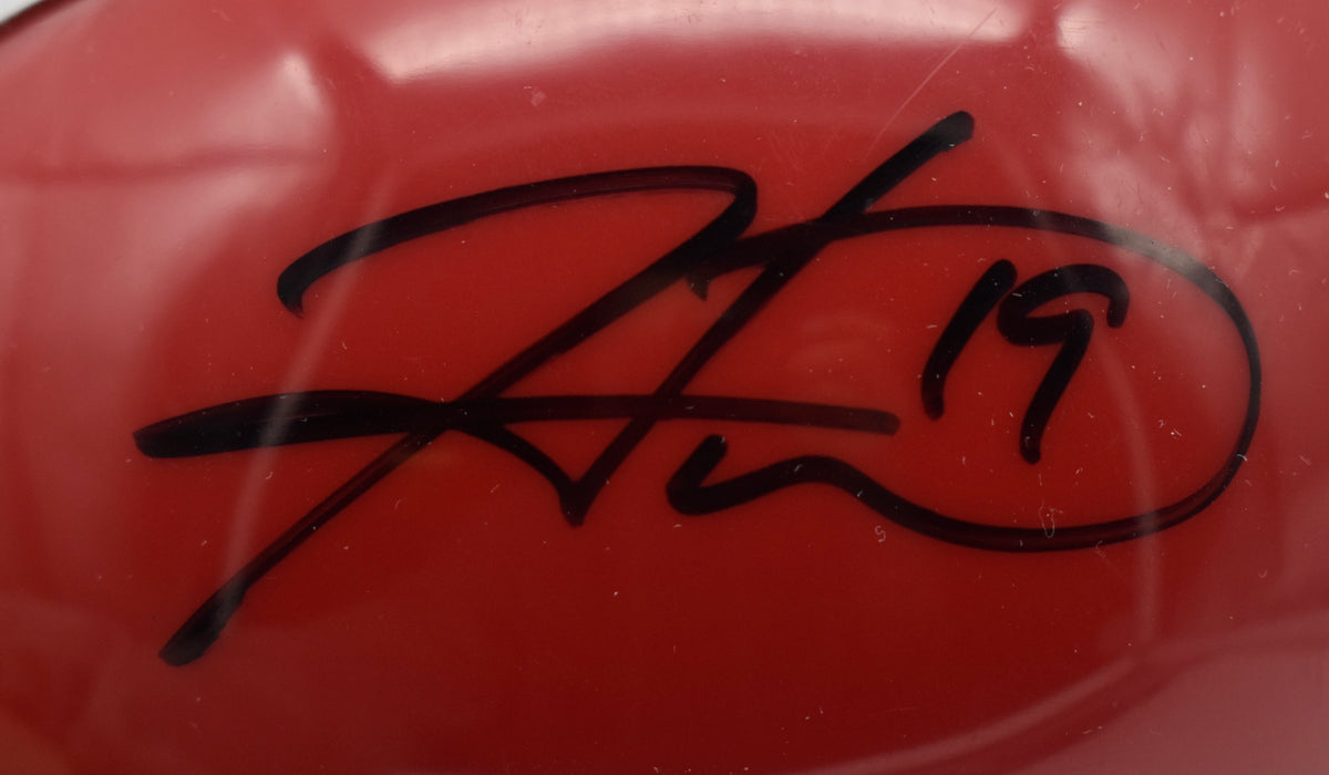 Vince Dooley/Hines Ward UGA Signed/Auto Mini Helmet JSA 212281