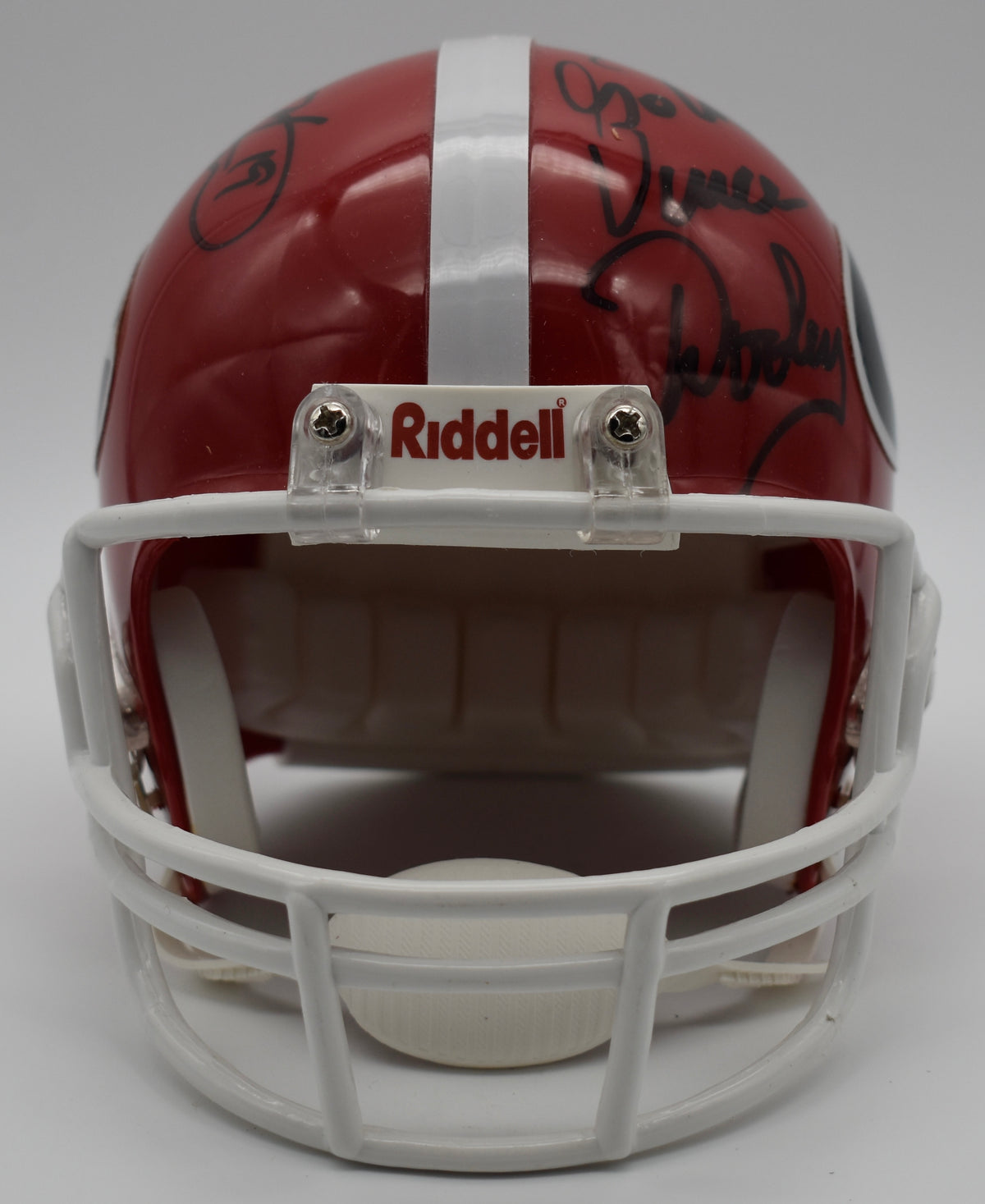 Vince Dooley/Hines Ward UGA Signed/Auto Mini Helmet JSA 212281