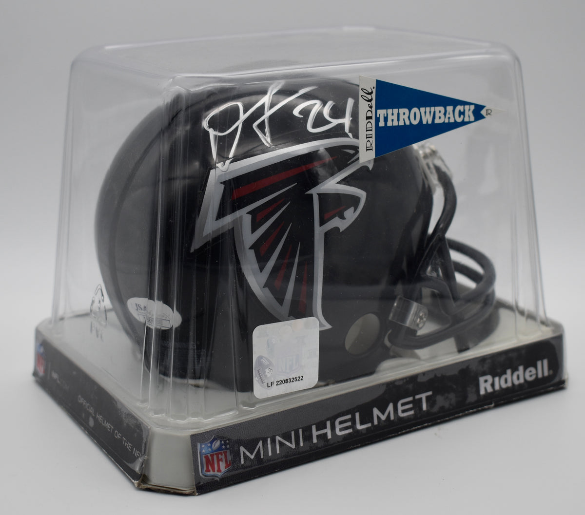 Devonta Freeman Atlanta Falcons Signed/Autographed Mini Helmet JSA 212282