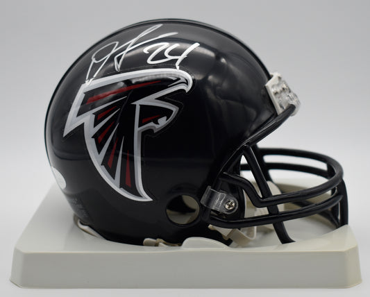 Devonta Freeman Atlanta Falcons Signed/Autographed Mini Helmet JSA 212282
