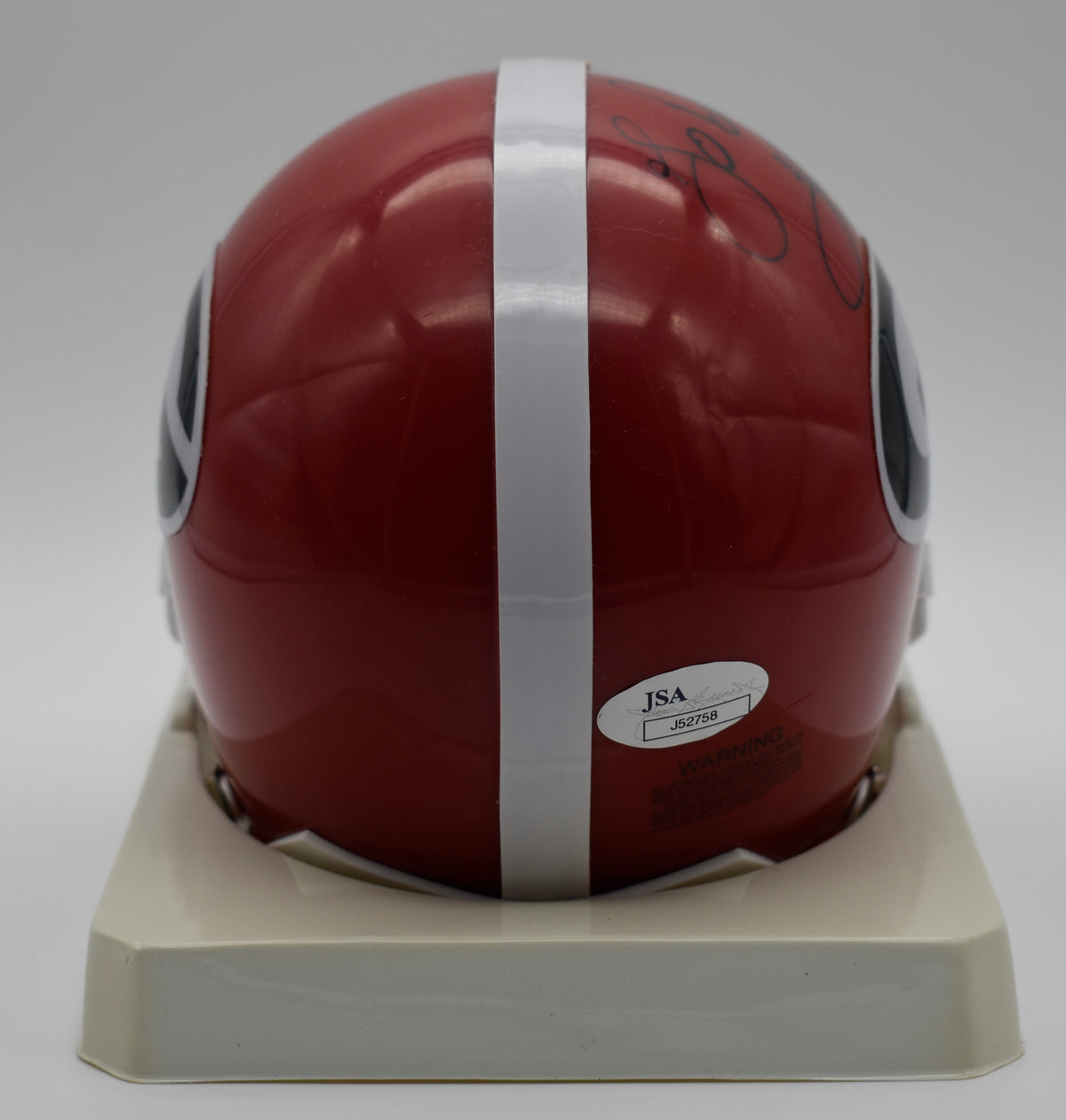 Herschel Walker Georgia Signed/Inscribed Mini Helmet JSA 212283