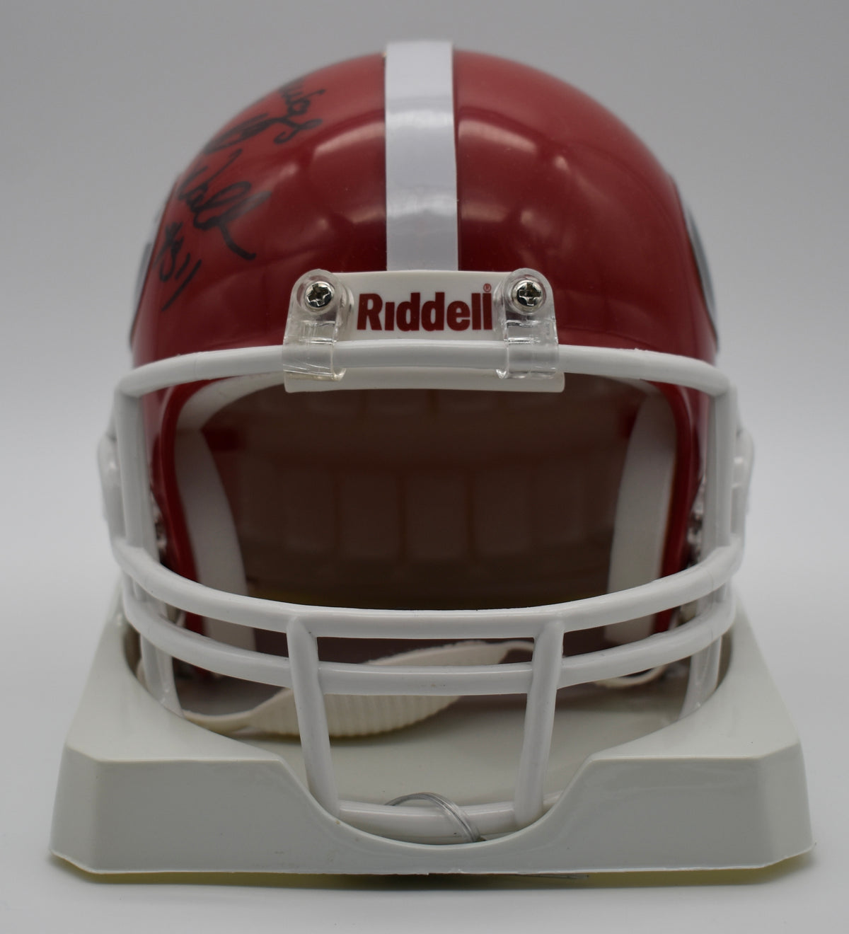 Herschel Walker Georgia Signed/Inscribed Mini Helmet JSA 212283