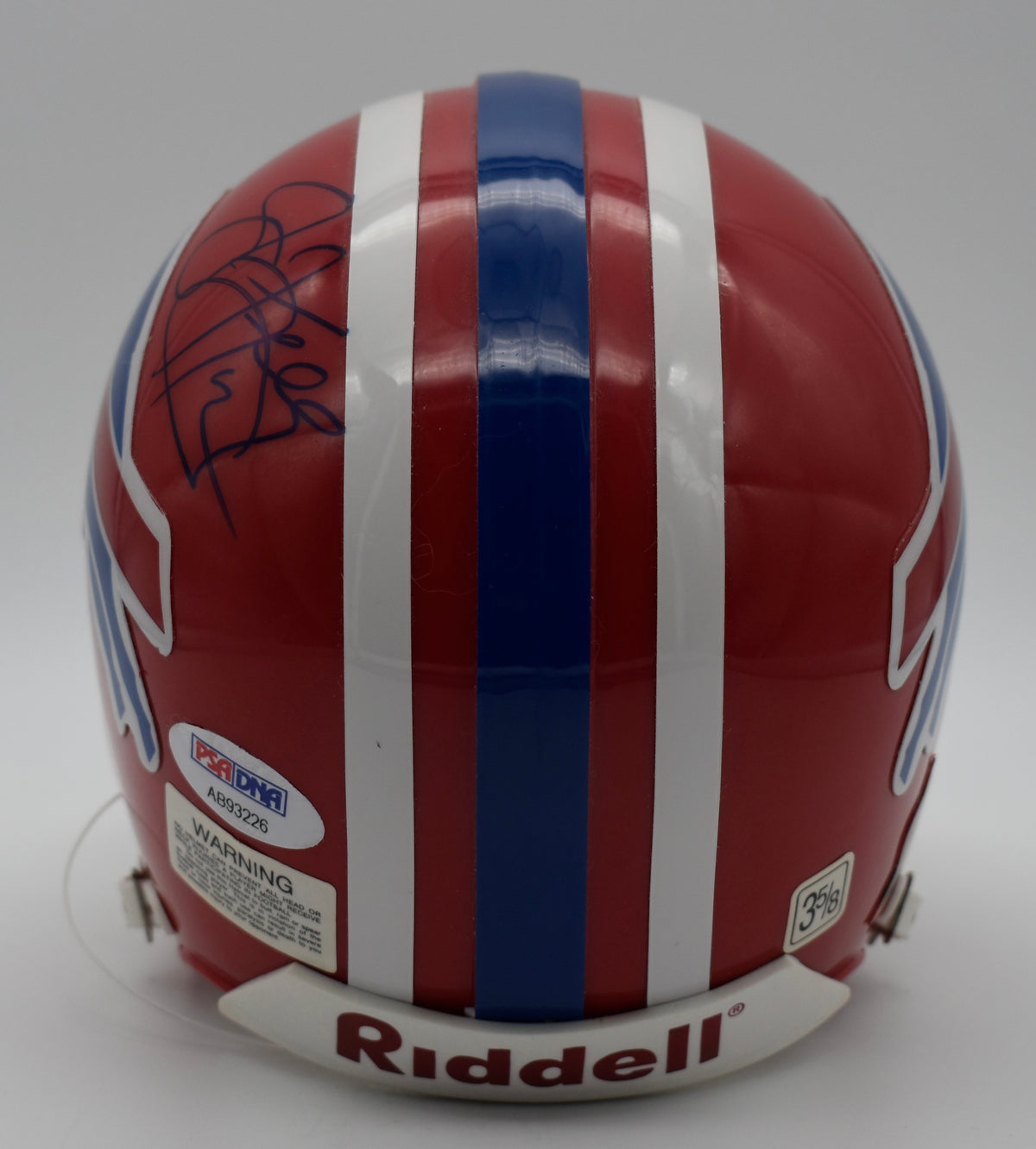 Jim Kelly Buffalo Bills Signed/Autographed Mini Helmet PSA/DNA 212285