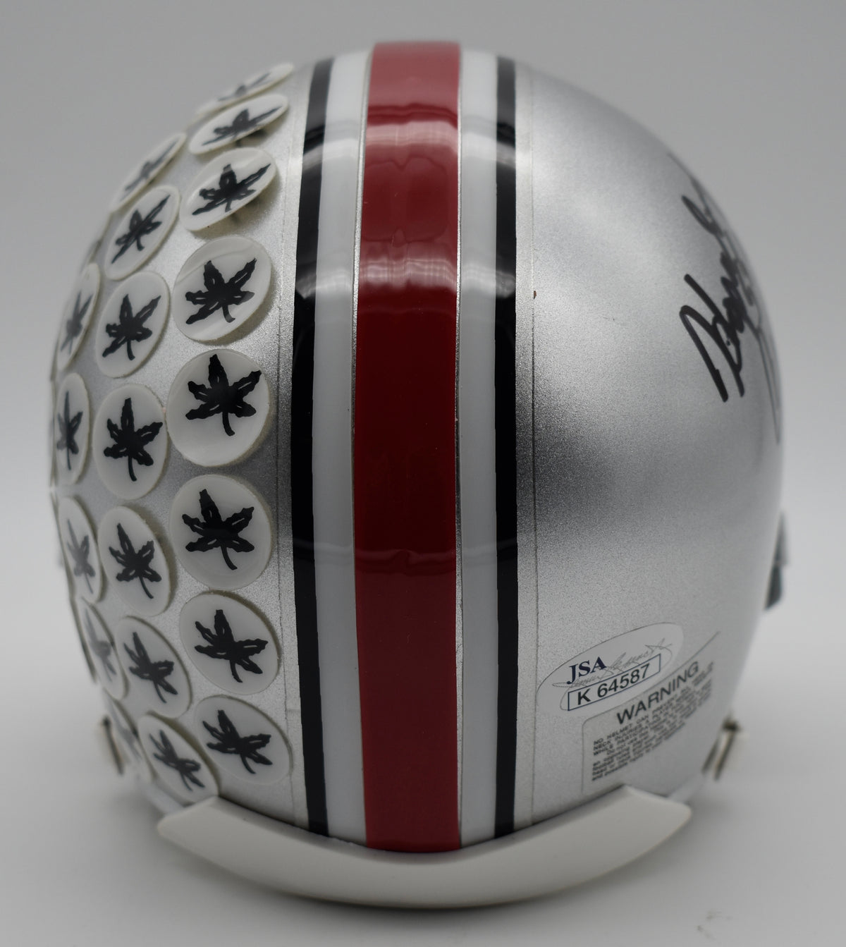 Hopalong Cassady Ohio State Signed/Autographed Mini Helmet JSA 212286