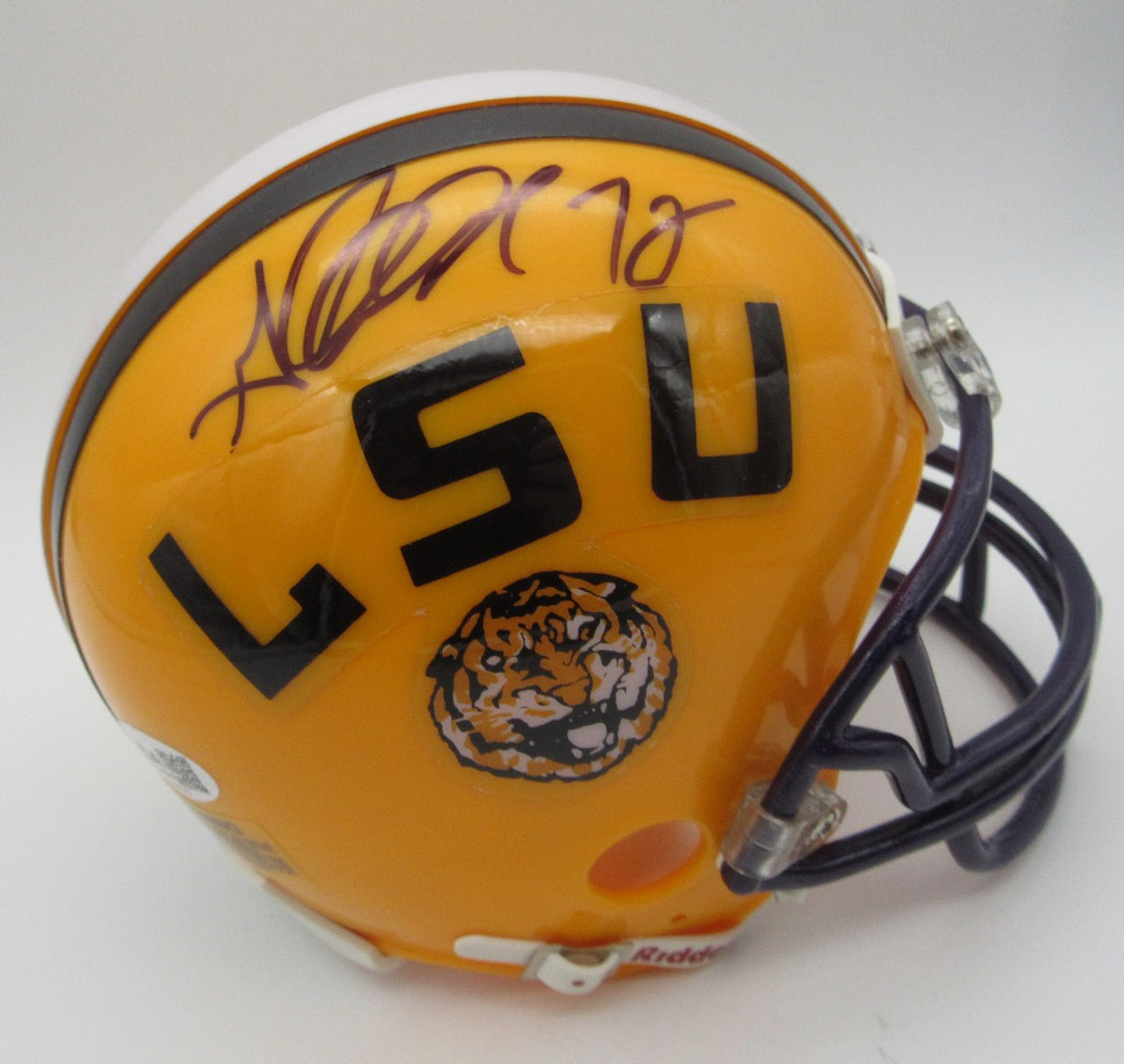 Glenn Dorsey Signed/Autographed Mini Helmet LSU Tigers JSA 214345