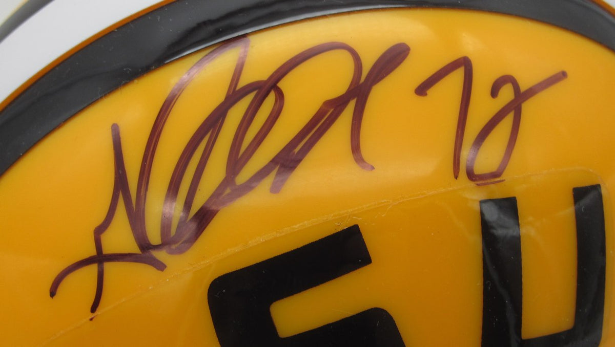 Glenn Dorsey Signed/Autographed Mini Helmet LSU Tigers JSA 214345