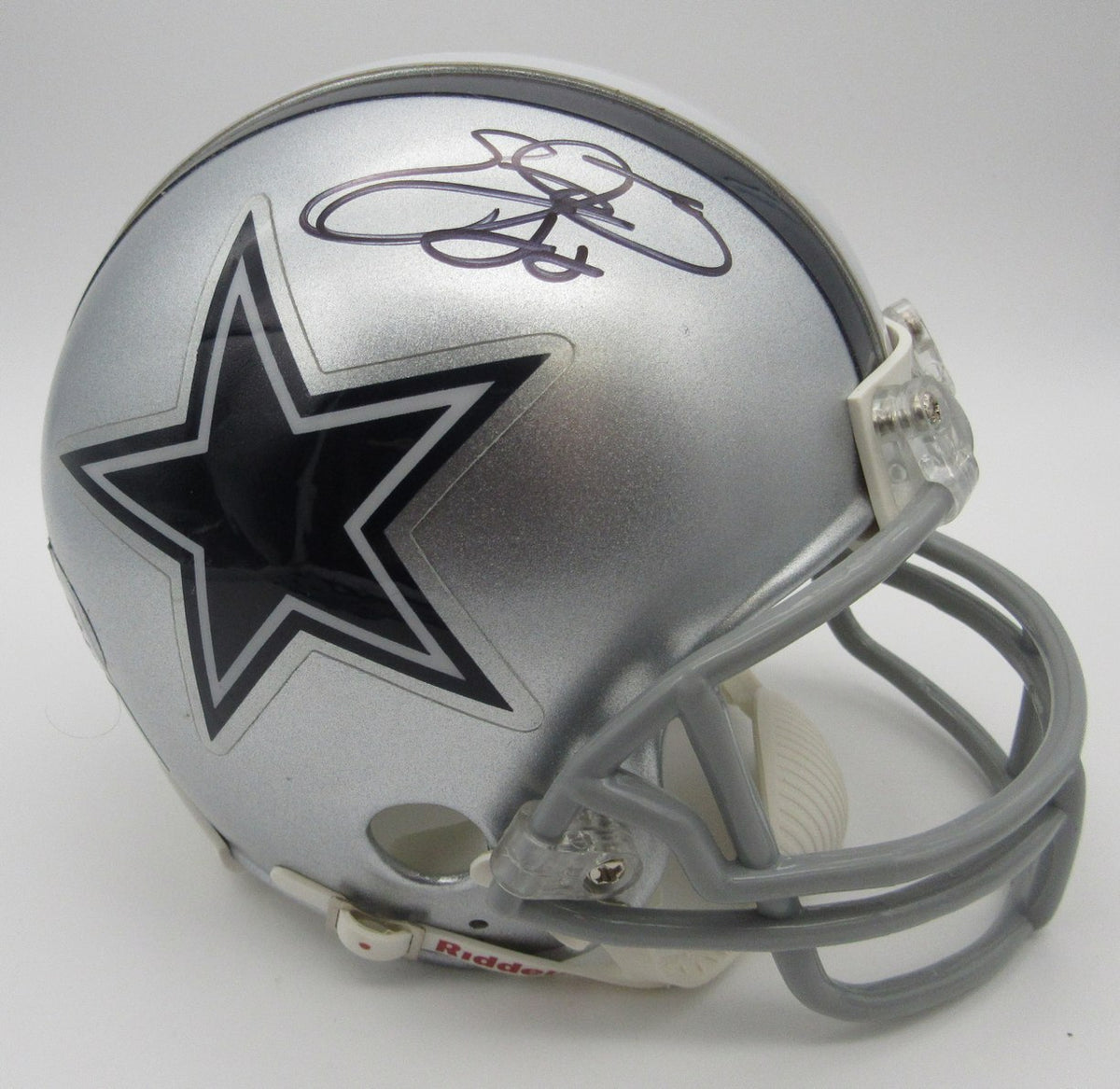 Emmitt Smith HOF Signed/Autographed Mini Helmet Dallas Cowboys Prova 214348