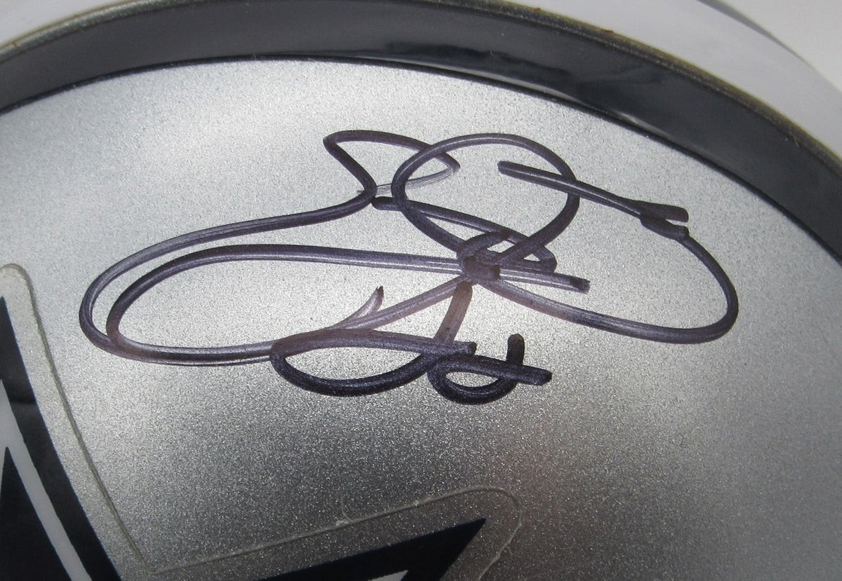 Emmitt Smith HOF Signed/Autographed Mini Helmet Dallas Cowboys Prova 214348