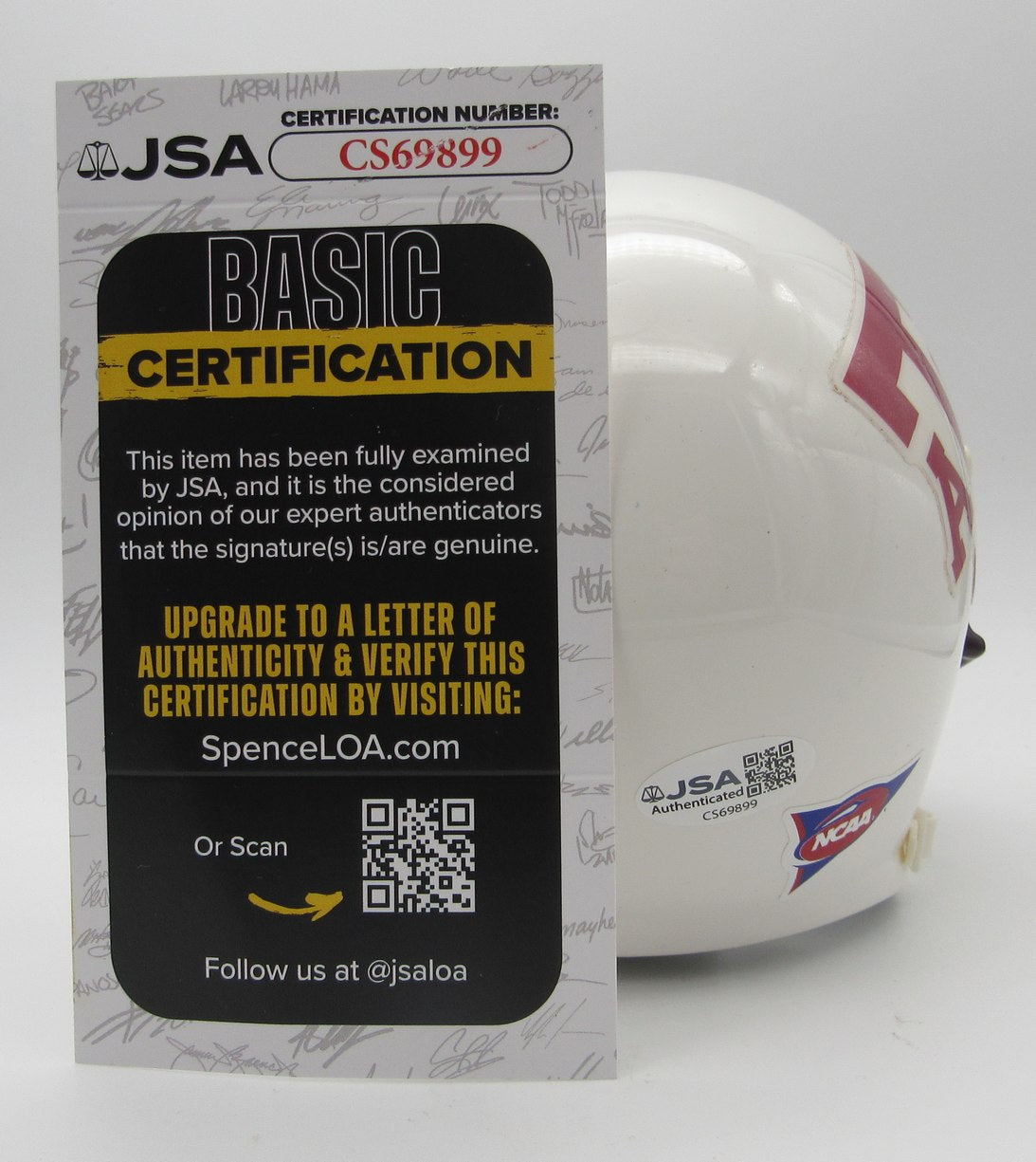 Kevin Sumlin Signed/Autographed Mini Helmet Texas A&M JSA 214349
