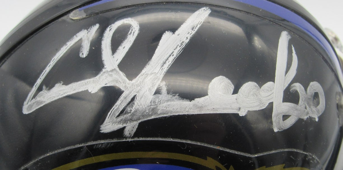 Ed Reed HOF Signed/Autographed Mini Helmet Ravens JSA 214352