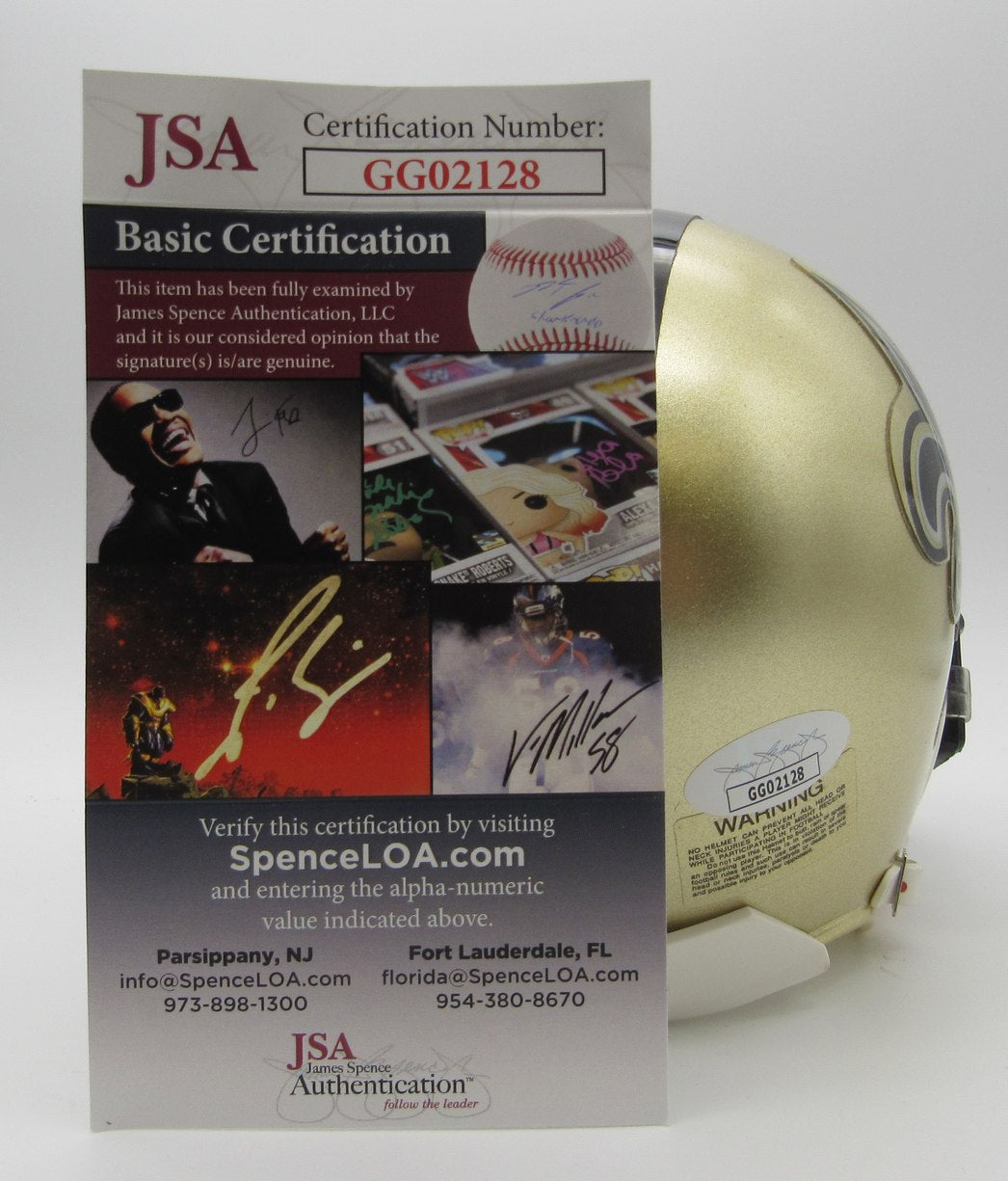 Archie Manning Signed/Autographed Mini Helmet Saints JSA 214355