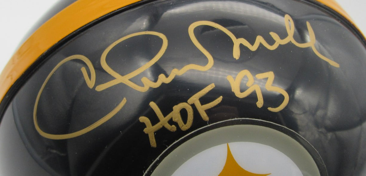 Chuck Noll HOF Signed/Autographed Mini Helmet Steelers BAS 214357