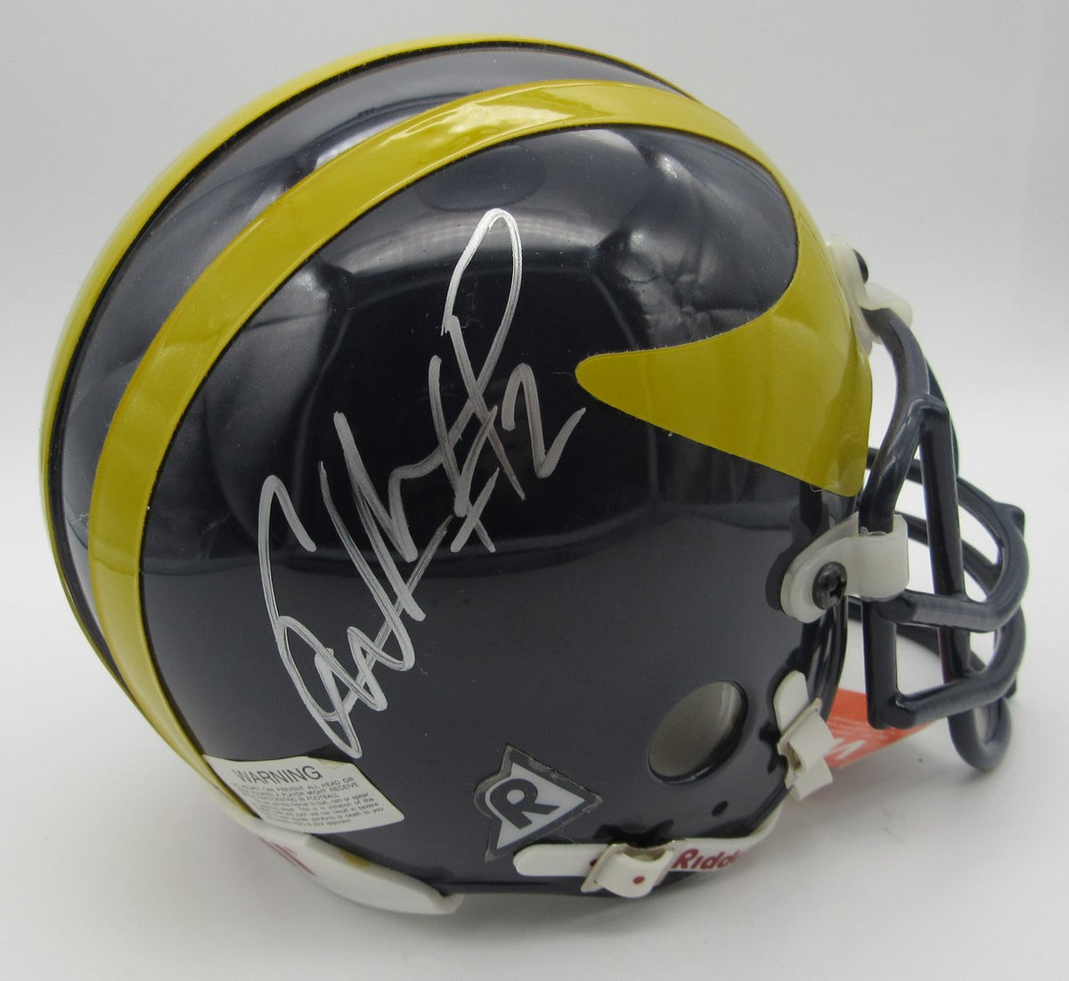 Charles Woodson Signed/Autographed Mini Helmet Michigan JSA 214359
