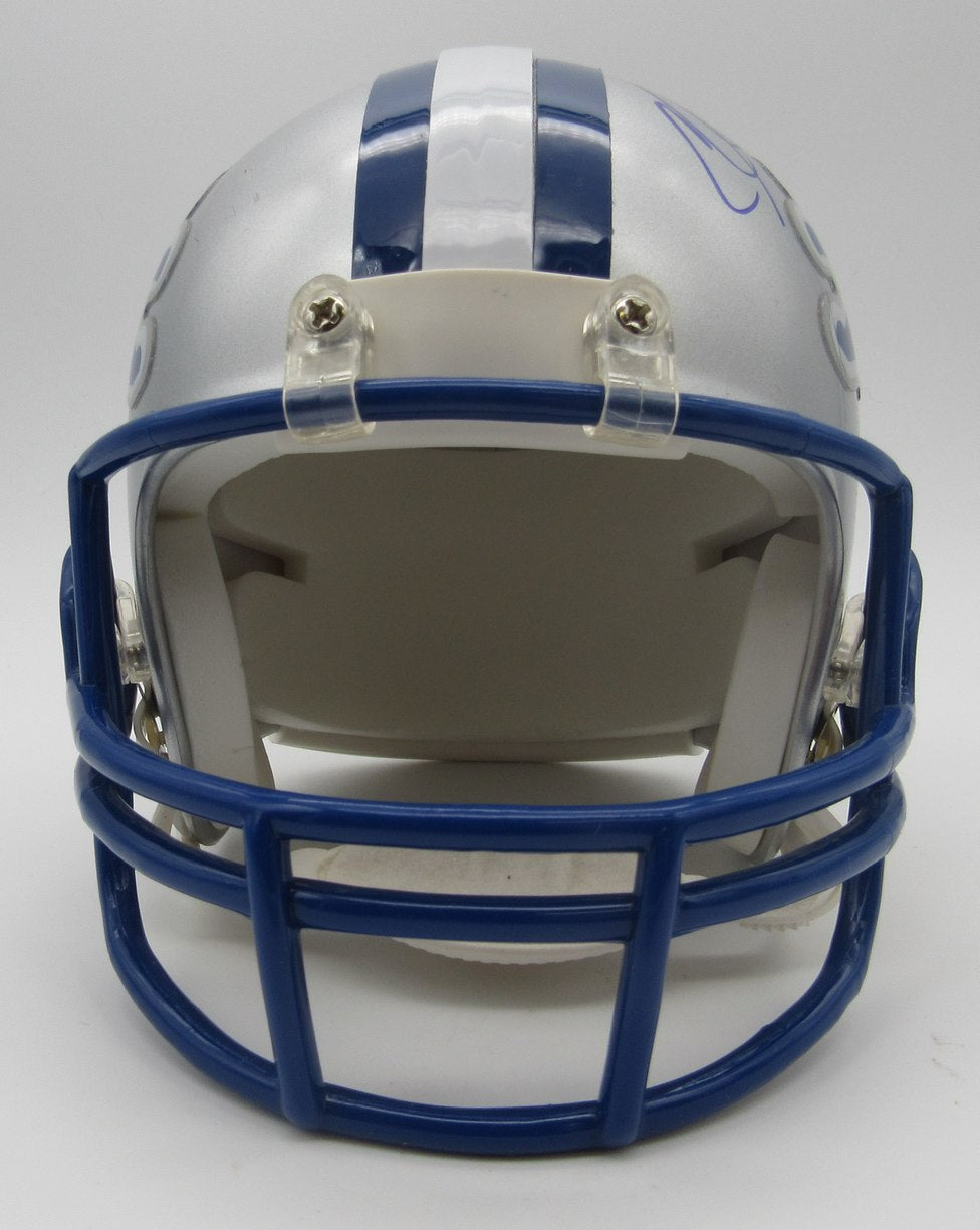 Calvin Johnson HOF Signed/Autographed Mini Helmet Detroit Lions JSA 214365