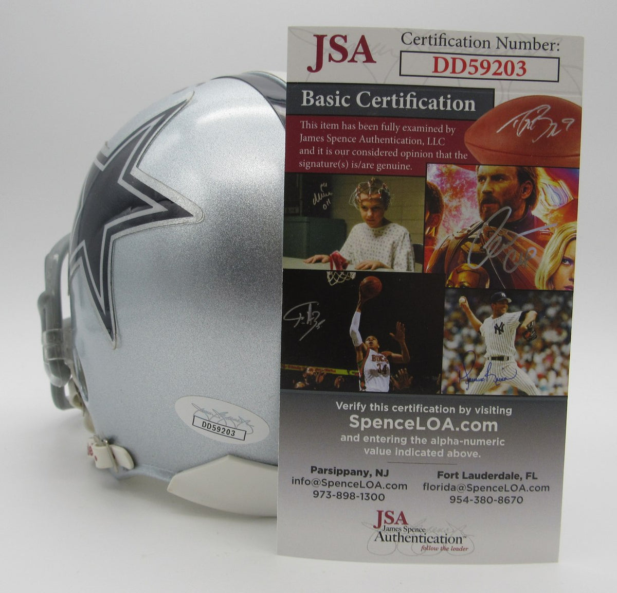 Michael Irvin HOF Signed/Autographed Mini Helmet Cowboys JSA 214367
