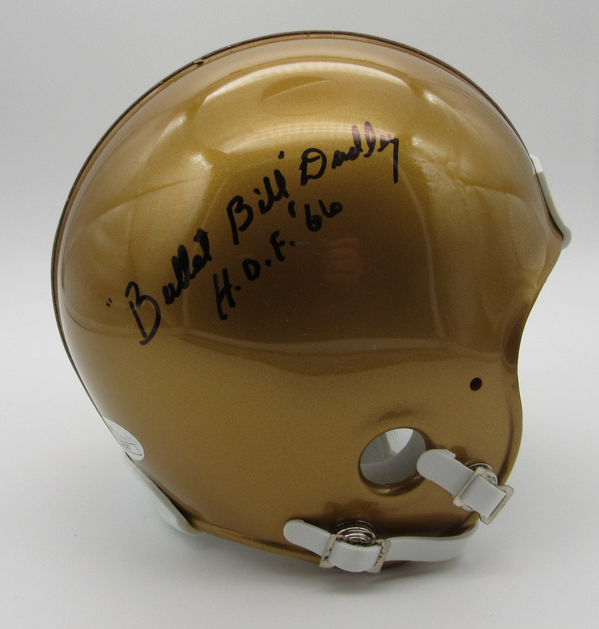 Bill Dudley HOF Signed/Autographed Mini Helmet Redskins JSA 214369