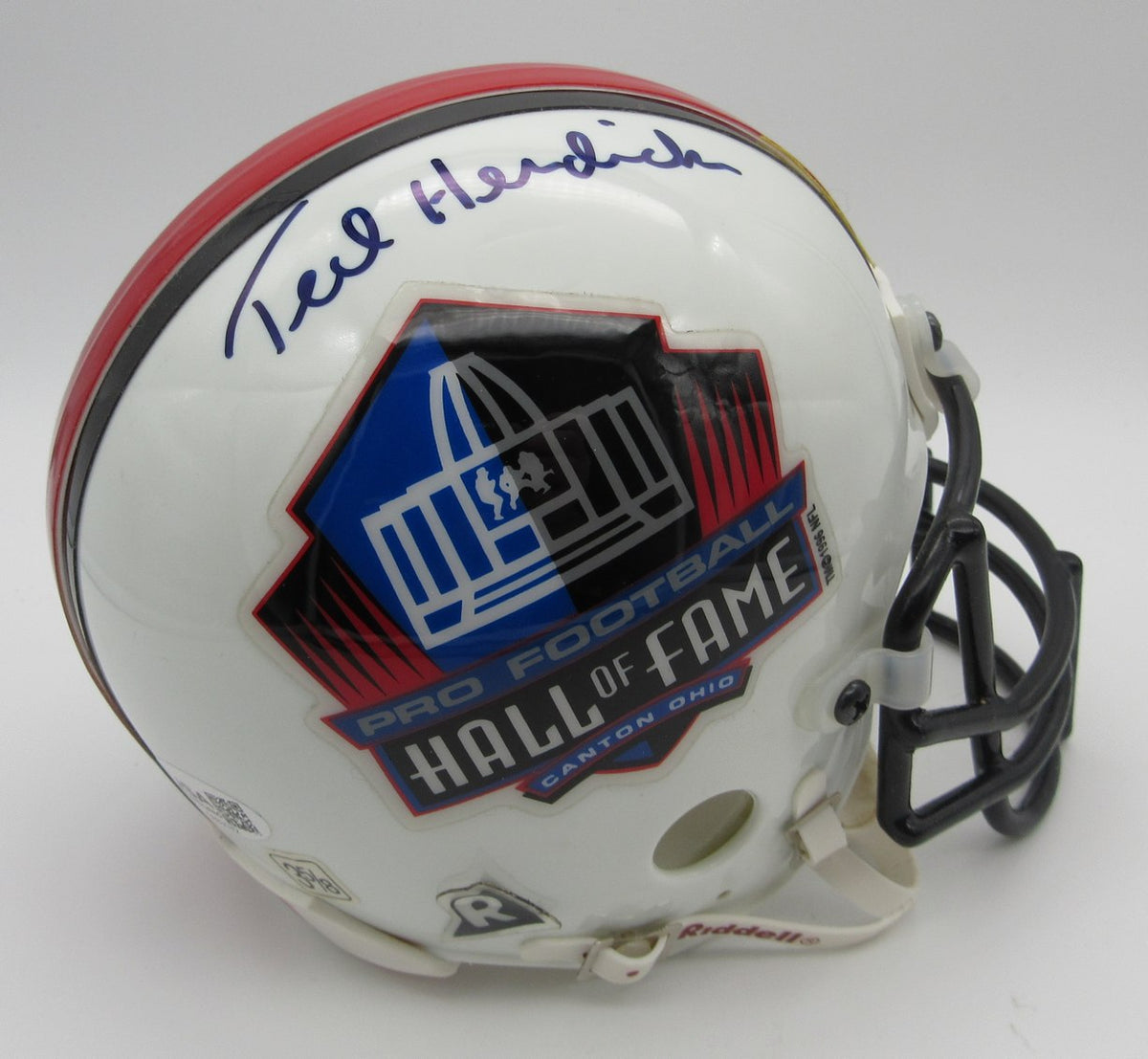 Ted Hendricks Signed/Autographed Mini Helmet NFL Hall of Fame HOF JSA 214371