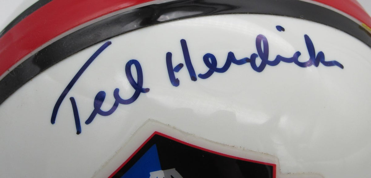 Ted Hendricks Signed/Autographed Mini Helmet NFL Hall of Fame HOF JSA 214371