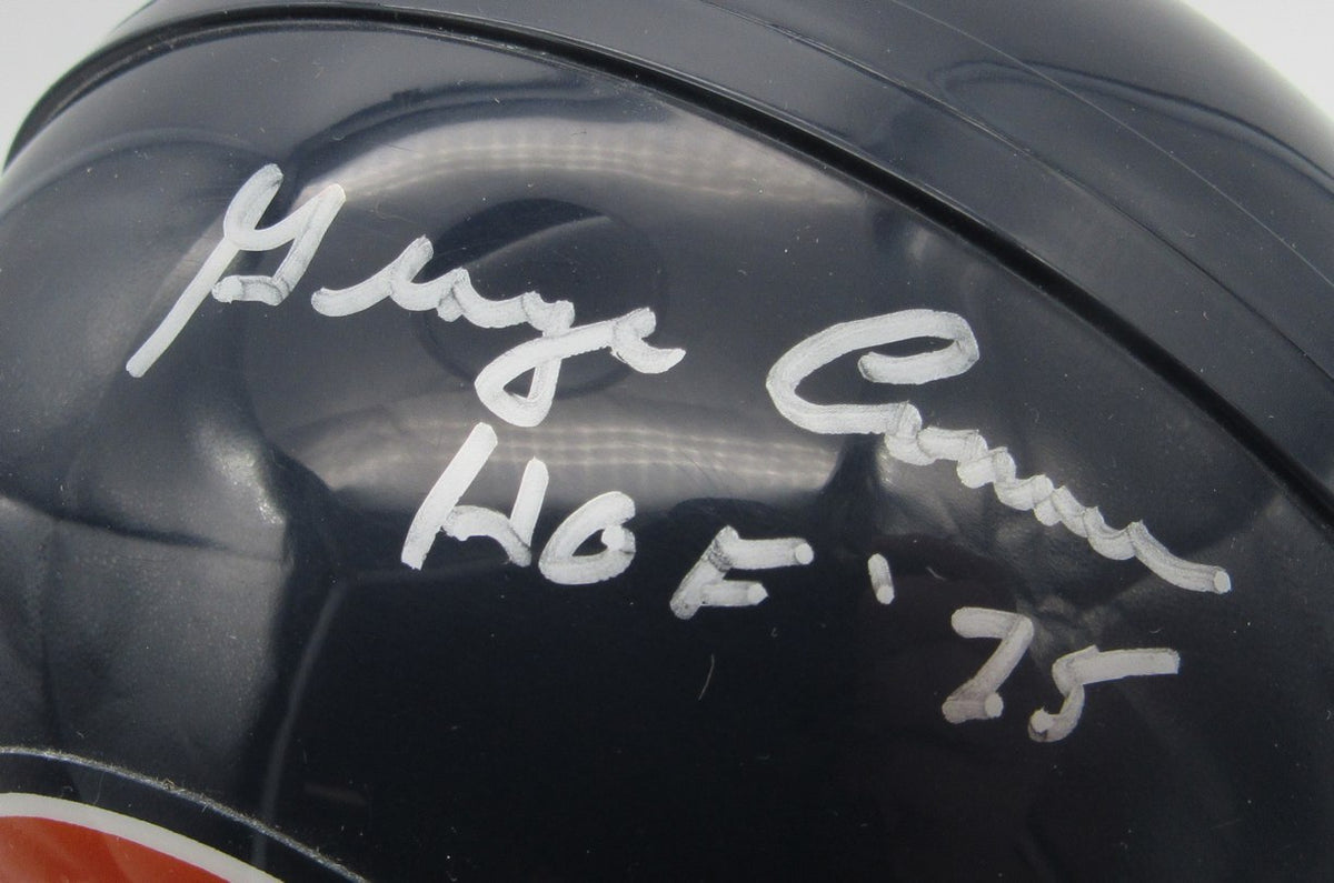 George Connor HOF Signed/Autographed Mini Helmet Bears JSA 214372