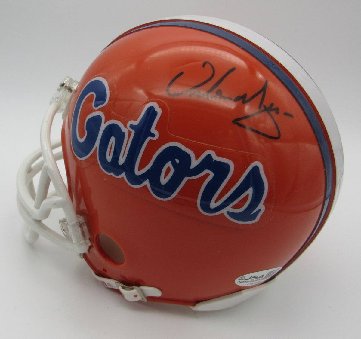 Urban Meyer Signed/Autographed Mini Helmet Florida Gators JSA 214373