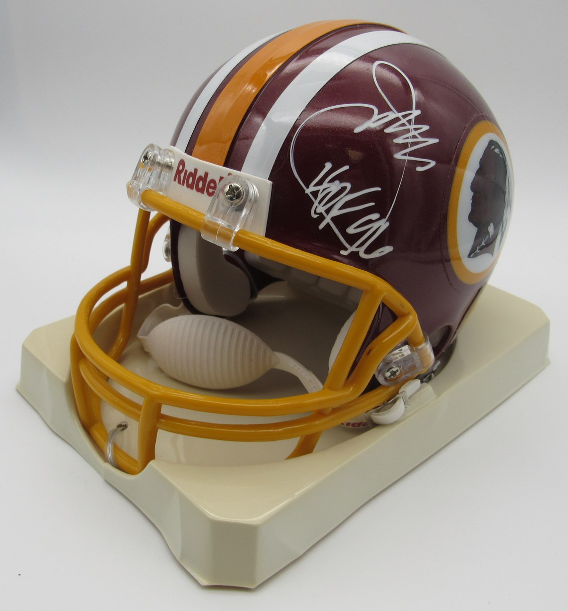 Joe Gibbs HOF Signed/Autographed Mini Helmet Redskins JSA 214374