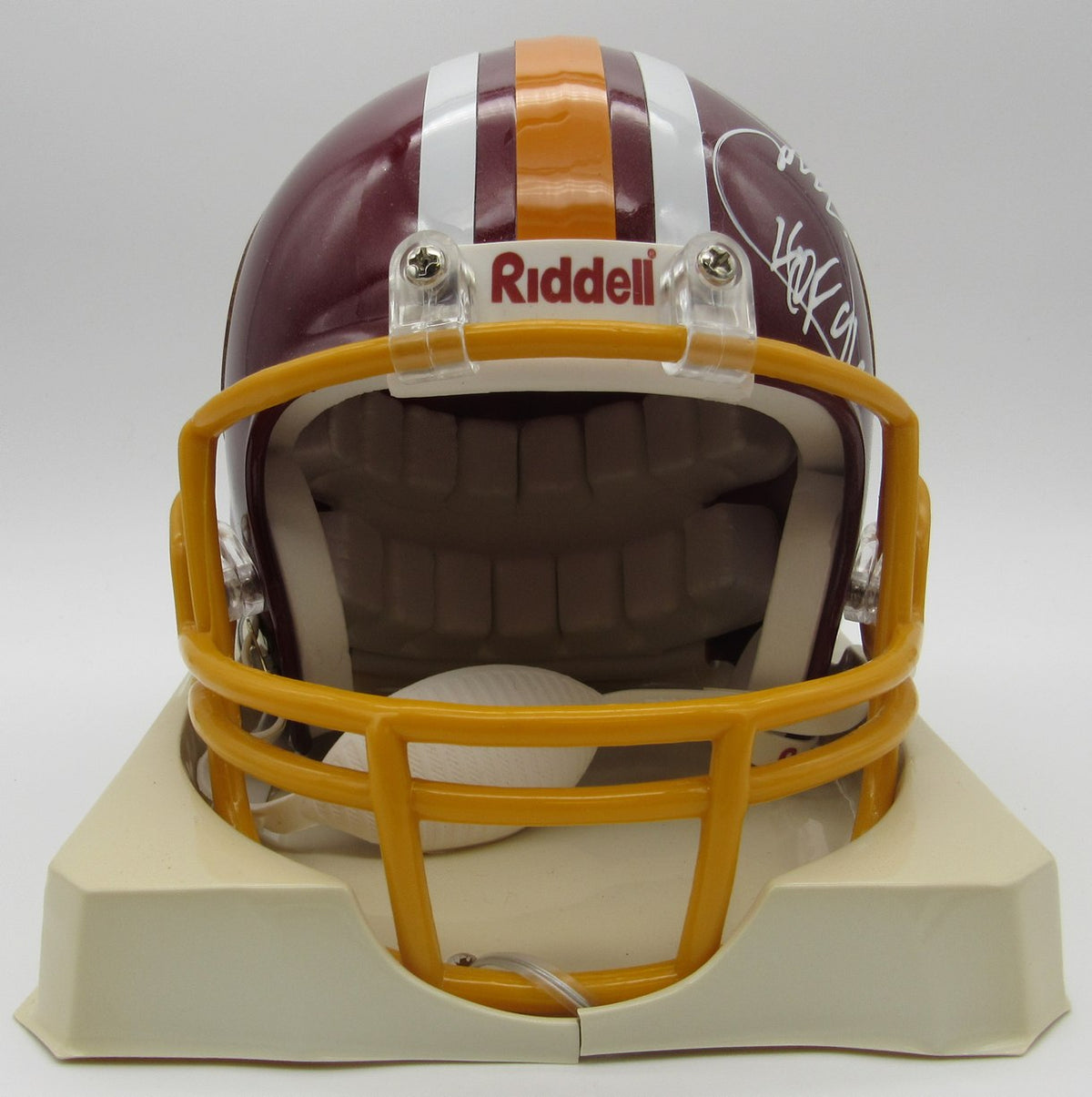 Joe Gibbs HOF Signed/Autographed Mini Helmet Redskins JSA 214374