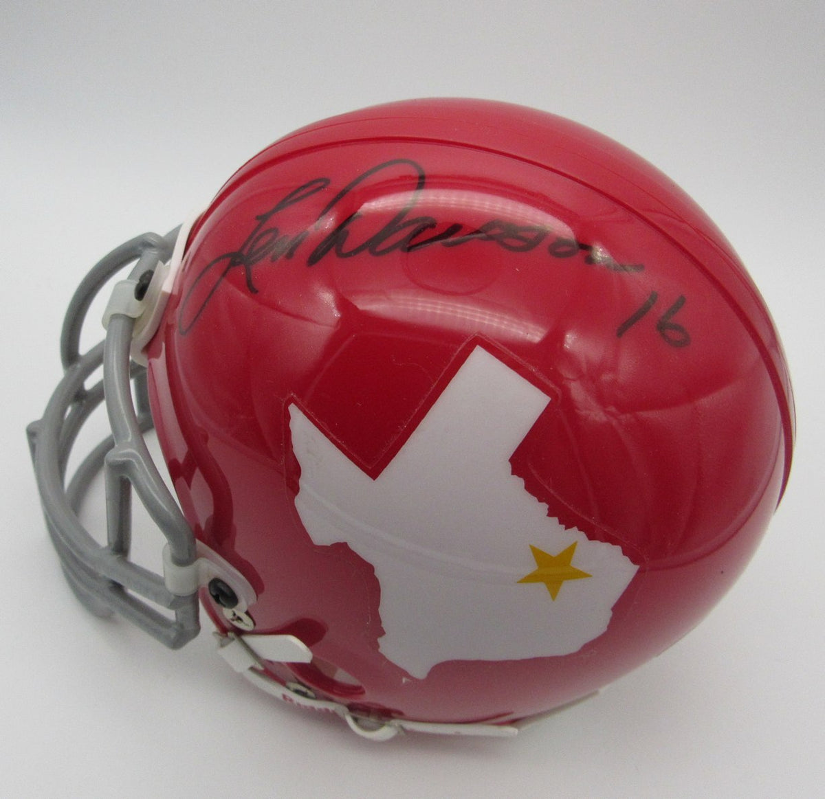 Len Dawson HOF Signed/Autographed Mini Helmet Dallas Texans JSA 214375