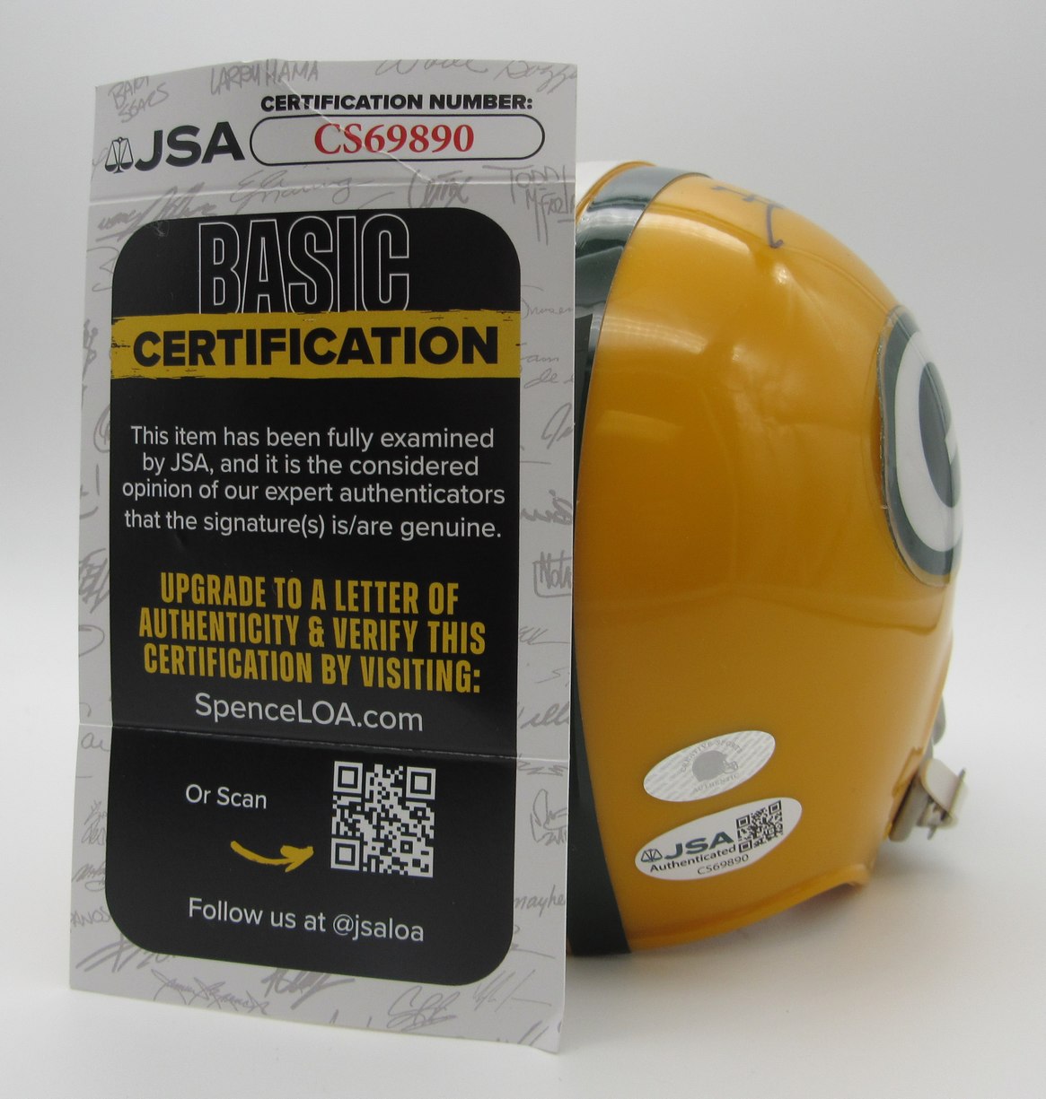 Forrest Gregg HOF Signed/Autographed Mini Helmet Packers JSA 214376
