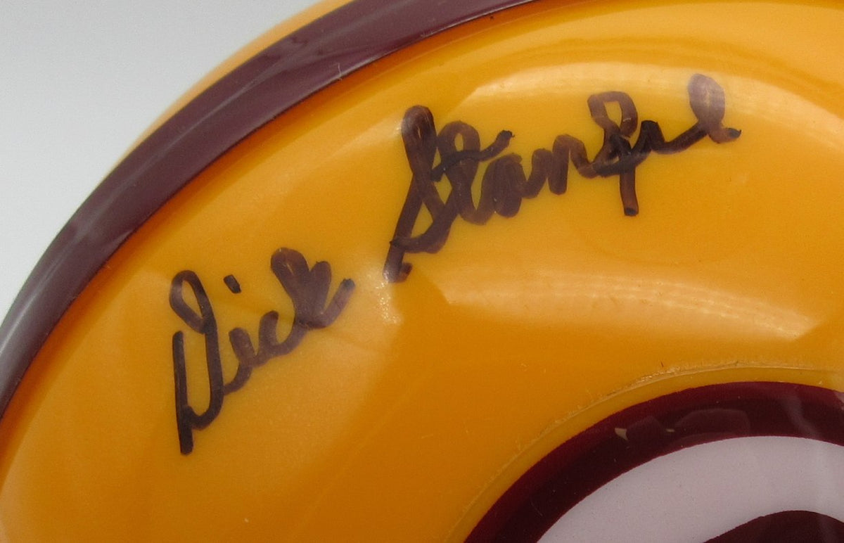 Dick Stanfel HOF Signed/Autographed Mini Helmet Redskins JSA 214377