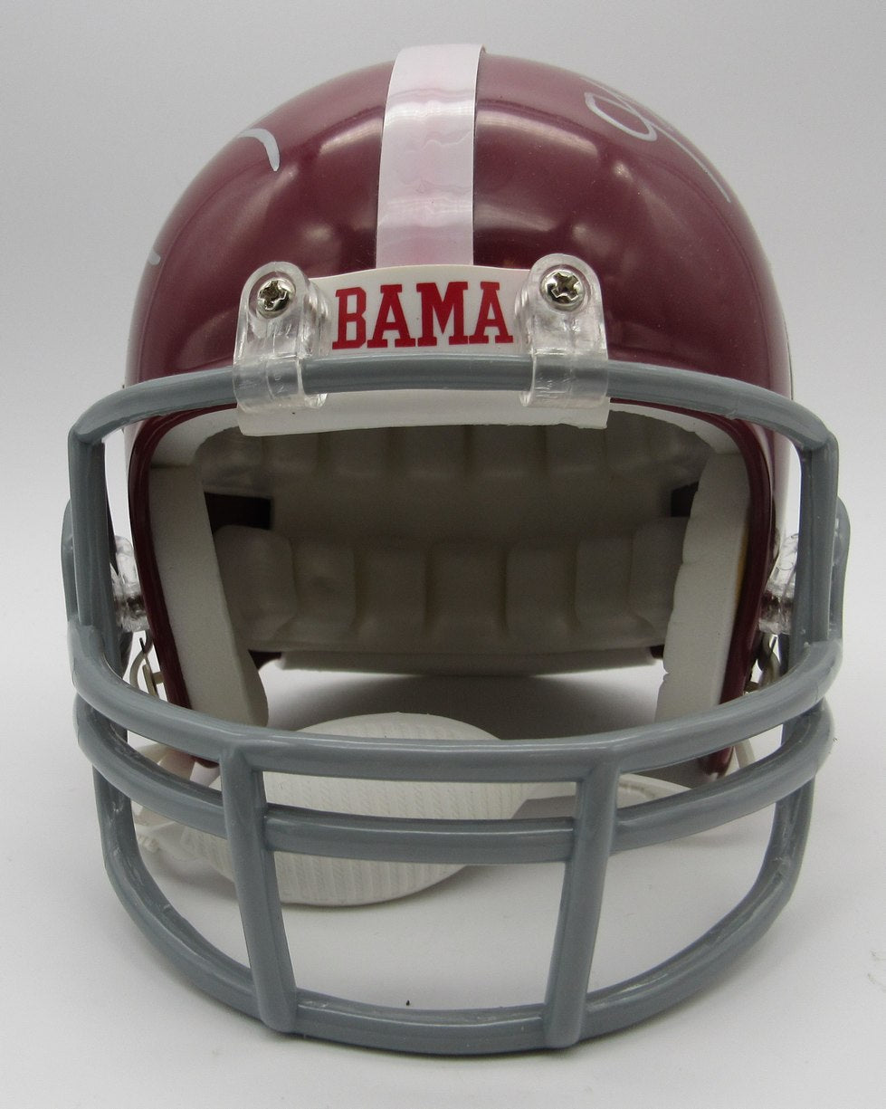 Mark Ingram & Greg McElroy Signed/Autographed Mini Helmet Alabama JSA 214378
