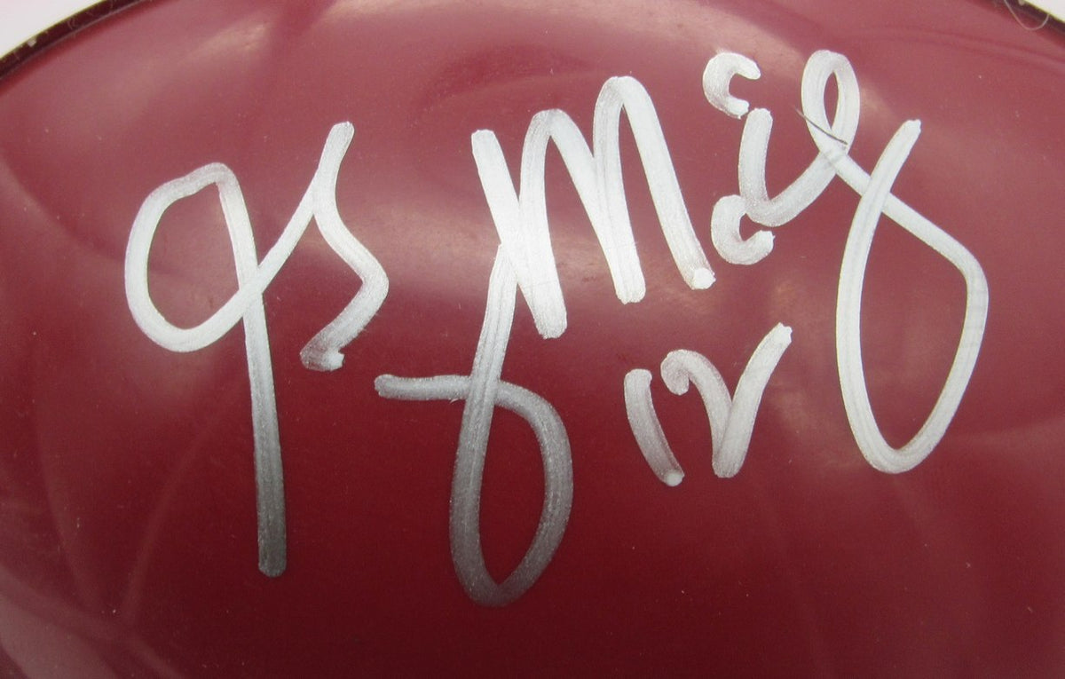 Mark Ingram & Greg McElroy Signed/Autographed Mini Helmet Alabama JSA 214378