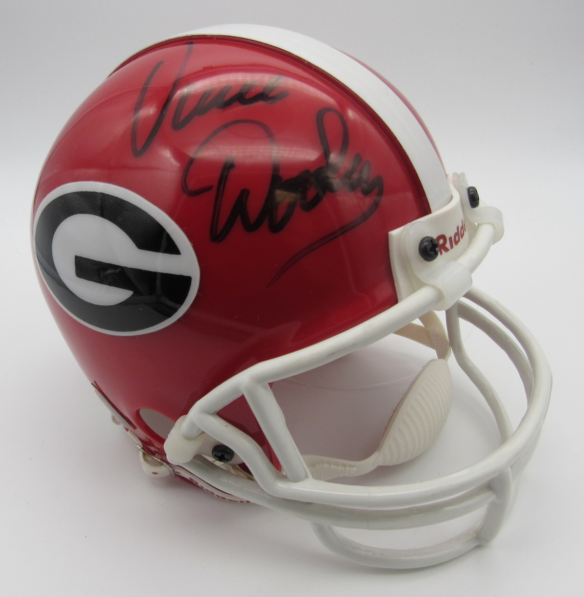 Vince Dooley Signed/Autographed Mini Helmet Georgia Bulldogs JSA 214379