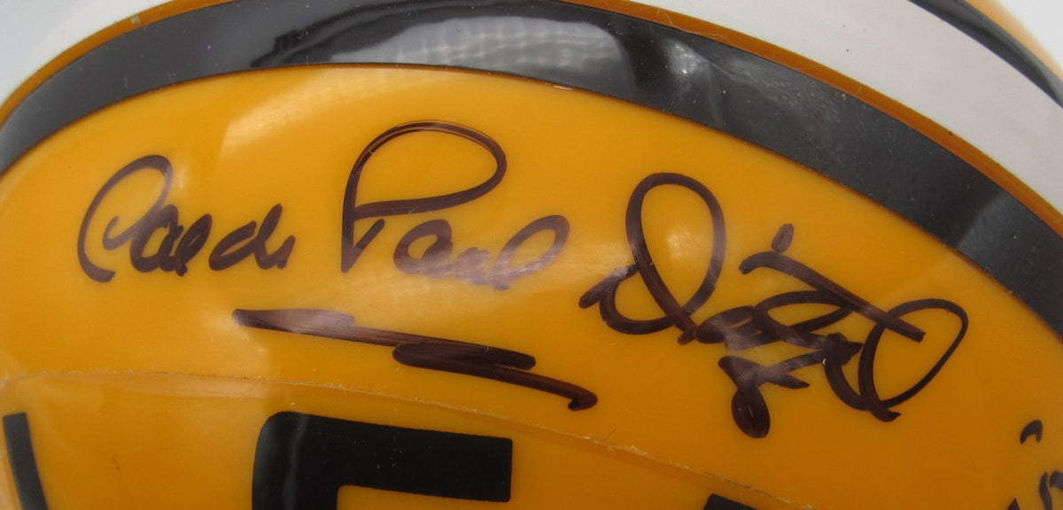 Paul Dietzel Signed/Autographed Mini Helmet LSU Tigers JSA 214380