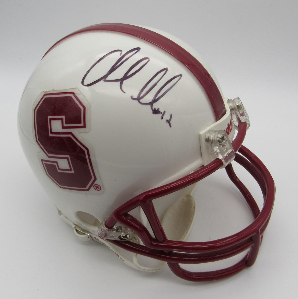 Andrew Luck Signed/Autographed Mini Helmet Stanford JSA 214382
