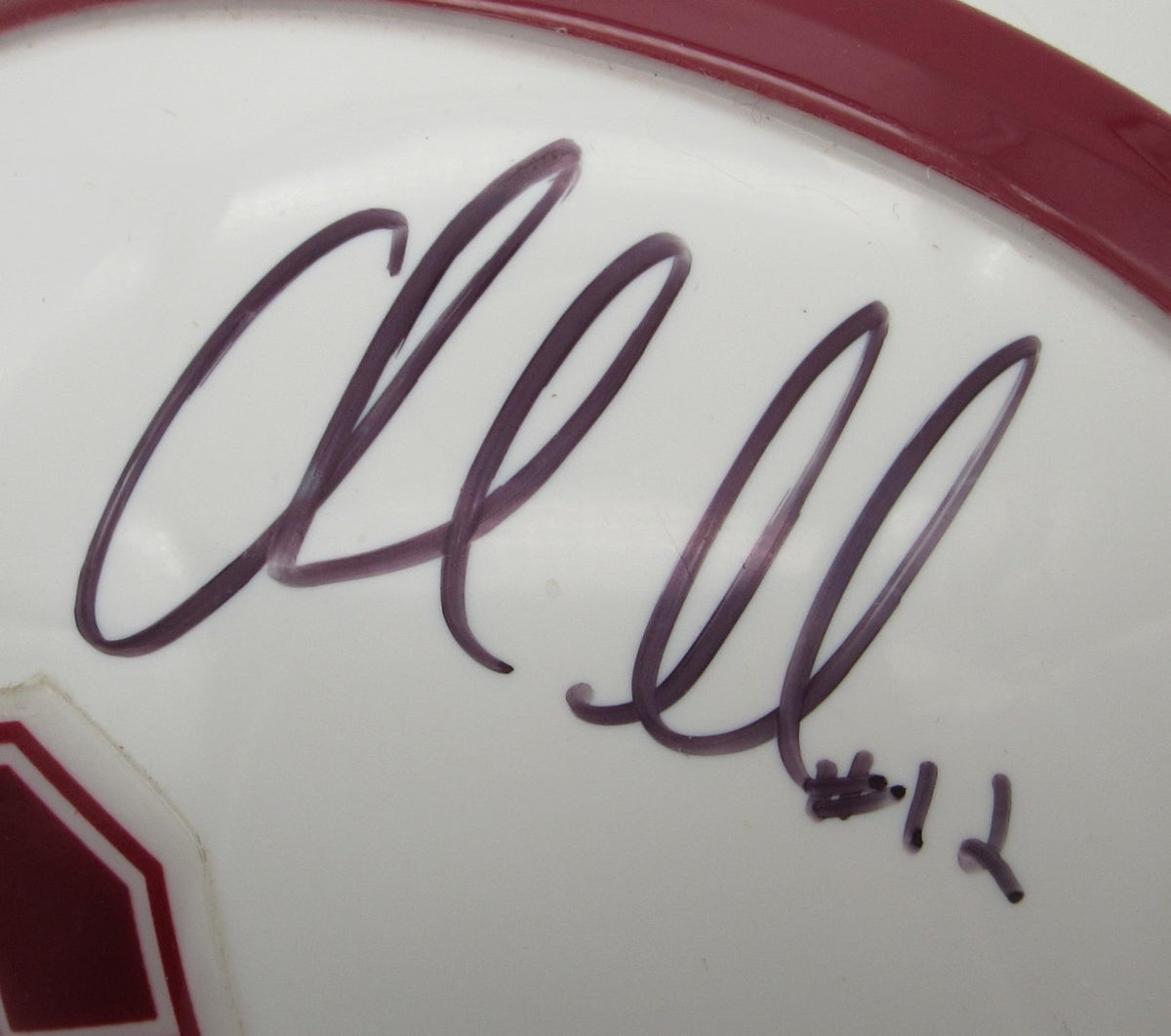 Andrew Luck Signed/Autographed Mini Helmet Stanford JSA 214382