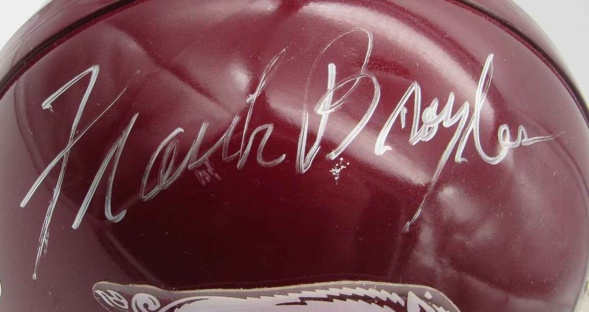 Frank Broyles Signed/Autographed Mini Helmet Arkansas JSA 214383