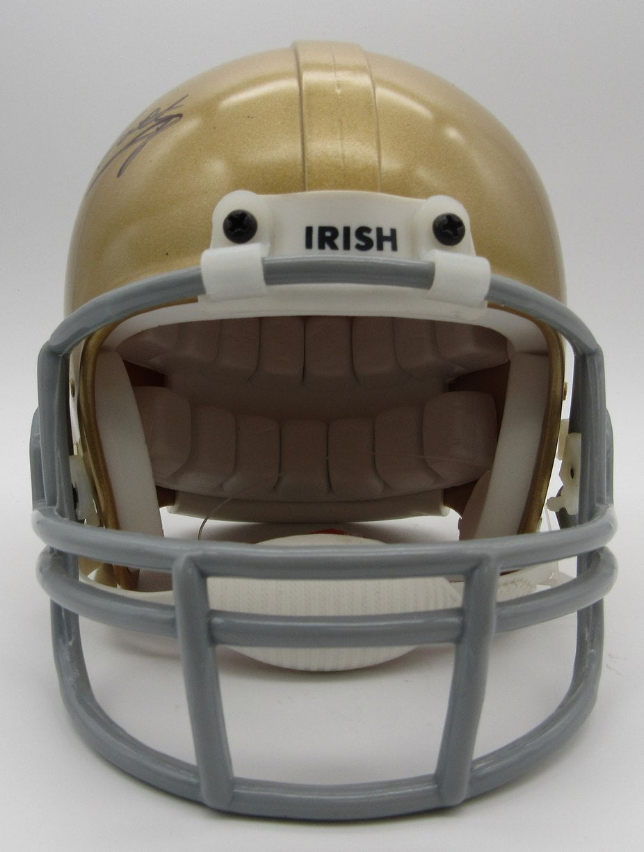 Lou Holtz Signed/Autographed Mini Helmet Notre Dame JSA 214385