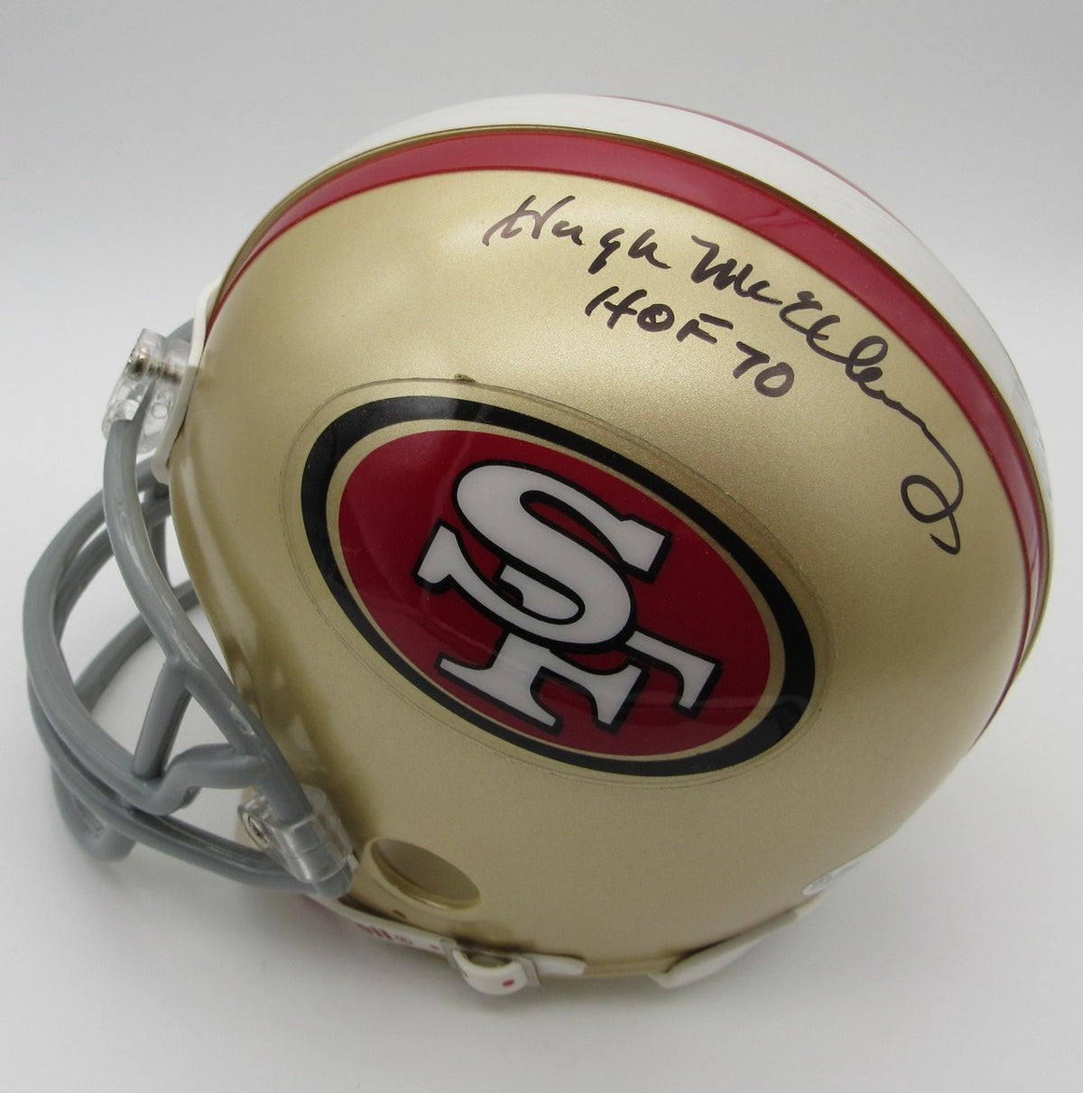 Hugh McElhenny HOF Signed/Autographed Mini Helmet 49ers JSA 214386