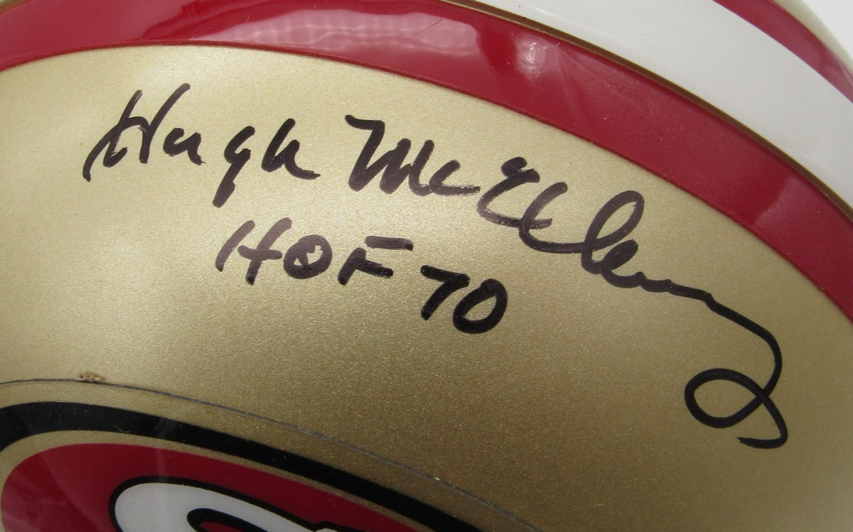 Hugh McElhenny HOF Signed/Autographed Mini Helmet 49ers JSA 214386